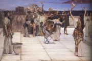 Alma-Tadema, Sir Lawrence A Dedication to Bacchus (mk23) oil painting